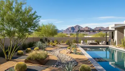 Professional landscaping services in Mesa AZ creating vibrant and well maintained outdoor spaces