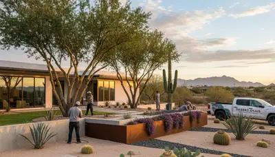 Professional landscaping services and garden design by expert landscapers in Mesa, AZ