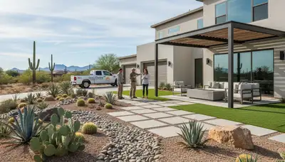 Landscaping services in Mesa, AZ for residential and commercial outdoor maintenance