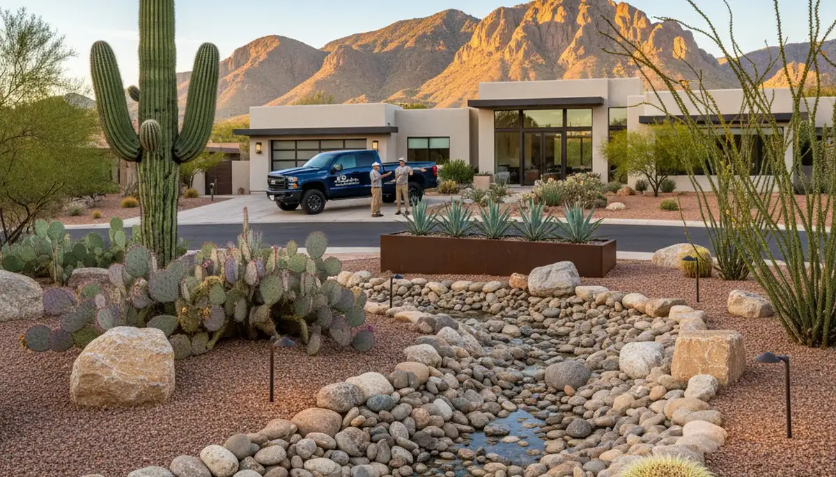 Mesa, AZ landscaping services for residential and commercial yards by local Mesa landscapers