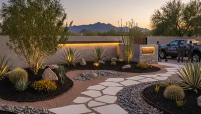 Mesa, AZ landscaping services for residential and commercial landscape design, installation, and maintenance