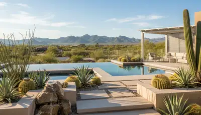 Mesa, AZ landscaping services for residential and commercial desert landscape design and maintenance