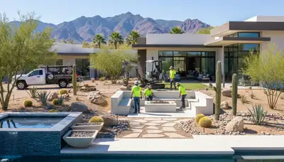 Landscaping service in Mesa, AZ for residential and commercial outdoor maintenance