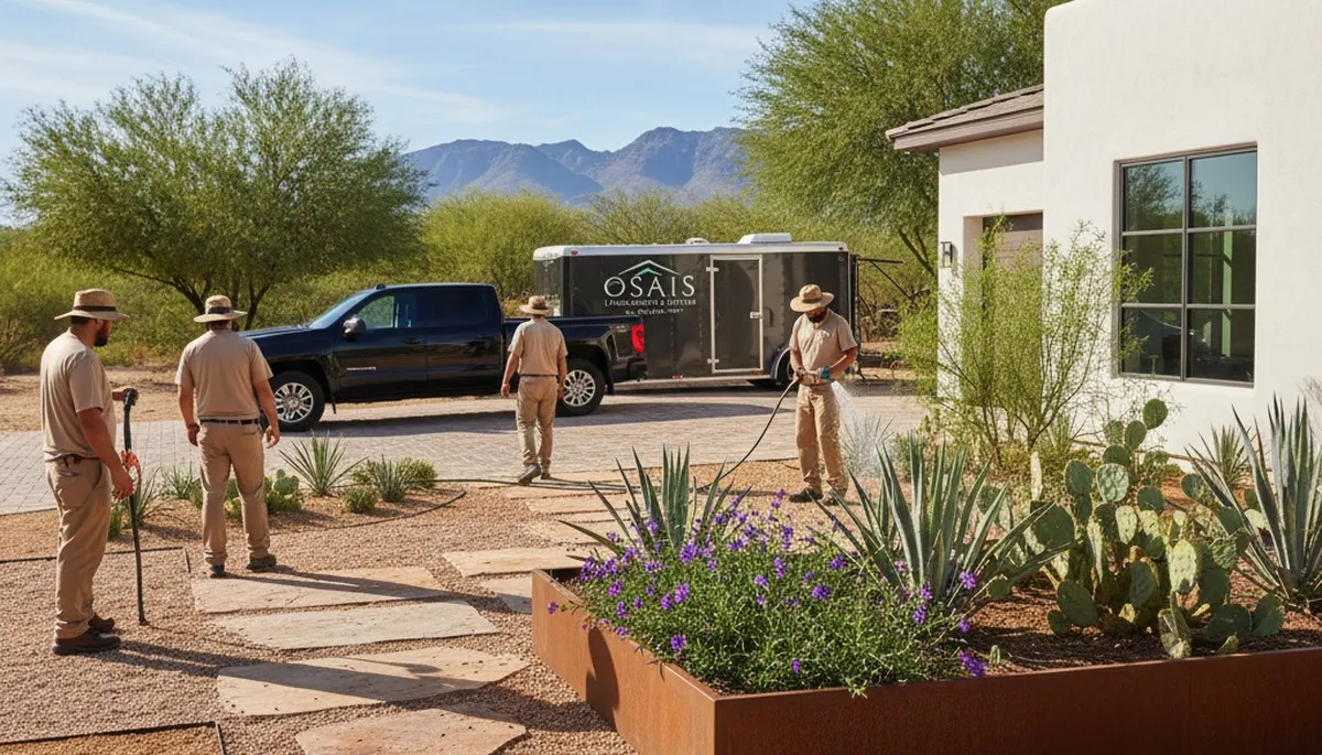 Mesa, AZ landscaping service for residential and commercial outdoor design and maintenance