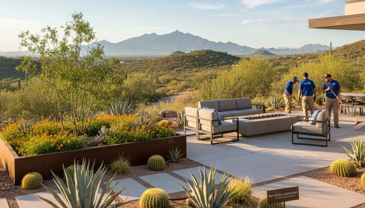 Mesa, AZ landscaping services for residential and commercial outdoor design and maintenance
