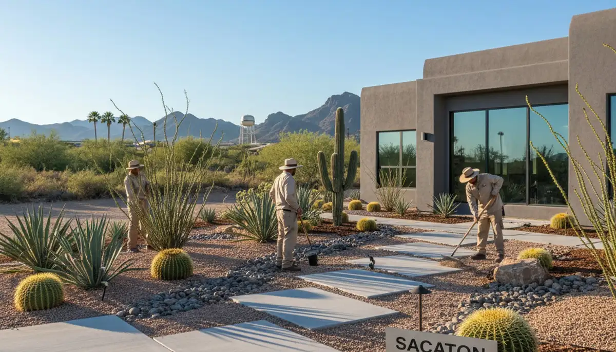 Landscaping services in Mesa, AZ for residential and commercial outdoor spaces