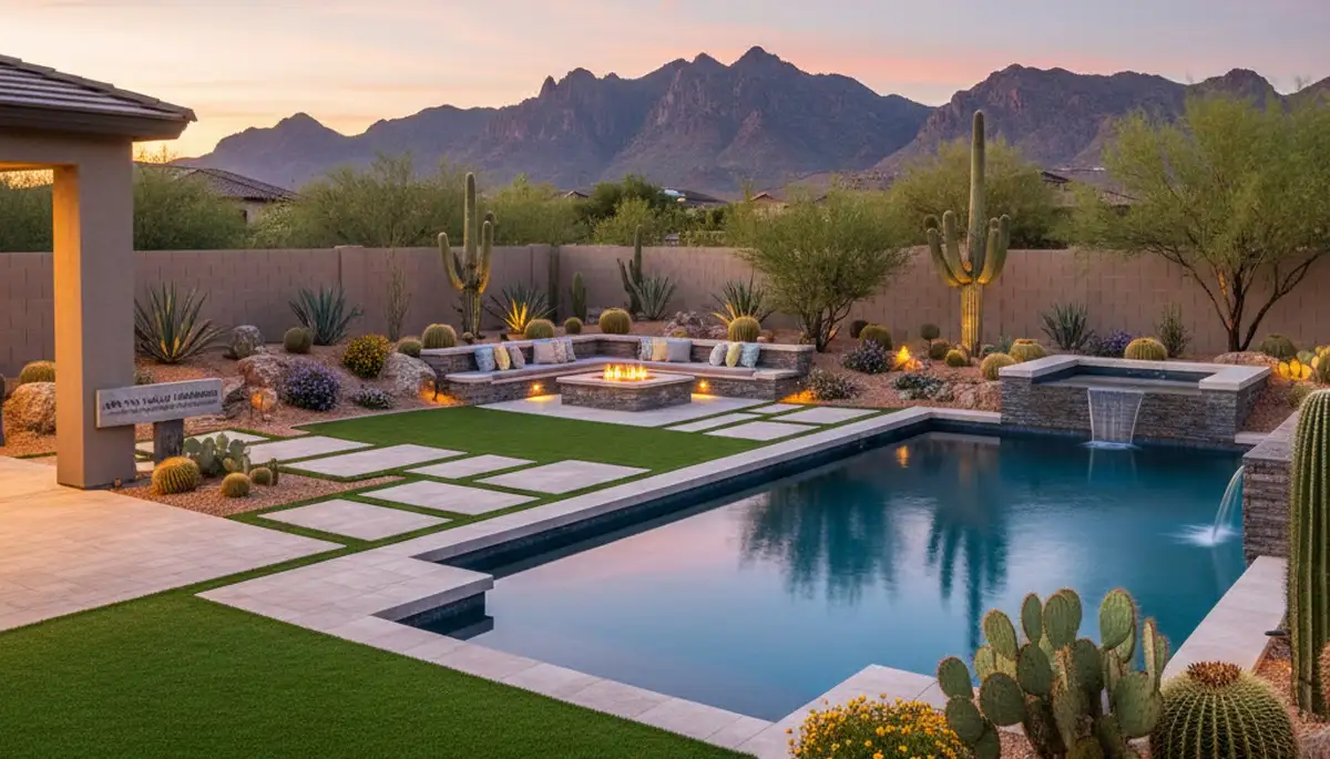 Mesa, AZ landscaping service for residential yards and desert landscape maintenance