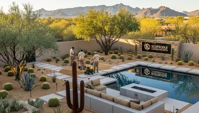 Landscape maintenance service in Mesa, AZ for residential and commercial properties