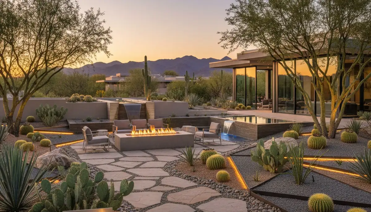 Mesa, AZ landscaping services for residential and commercial yard maintenance and outdoor design